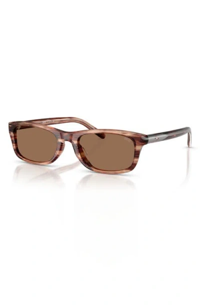 Diesel ® 54mm Rectangular Sunglasses In Brown