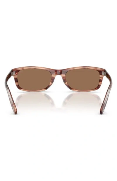 Diesel ® 54mm Rectangular Sunglasses In Brown