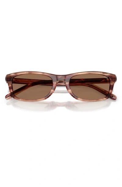 Diesel ® 54mm Rectangular Sunglasses In Brown