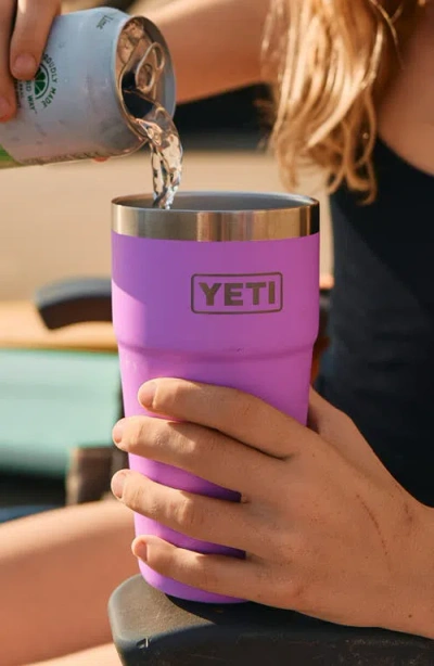 Yeti Rambler 20-ounce Stackable Cup In Purple