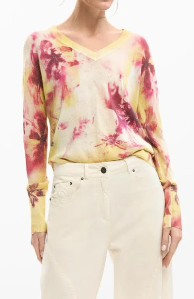 Desigual Lace-up Tapered Trousers In White