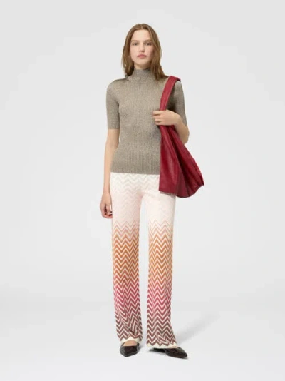Missoni Zigzag-patterned Trousers In Multi