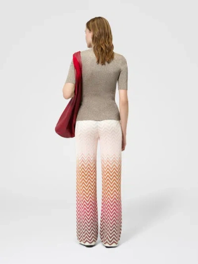 Missoni Zigzag-patterned Trousers In Multi