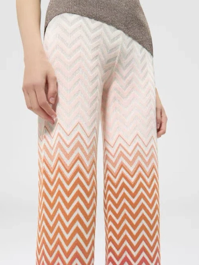 Missoni Zigzag-patterned Trousers In Multi