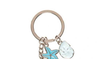 Beachcombers Dolphin Keychain In Blue