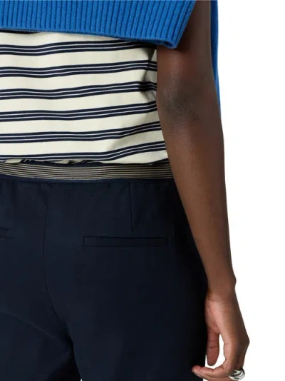 Gerard Darel Auria Straight Leg Pants In Blue