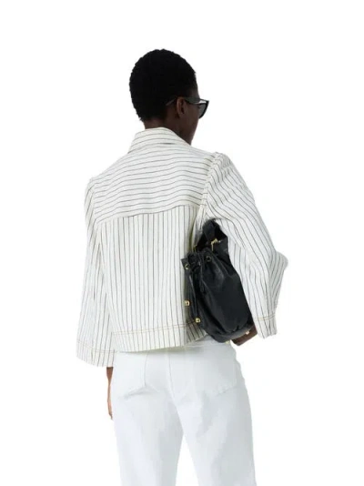 Gerard Darel Tamea Relaxed Tailored Box Fit Jacket In Multi