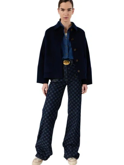 Gerard Darel Perrinea Short Coat In Black