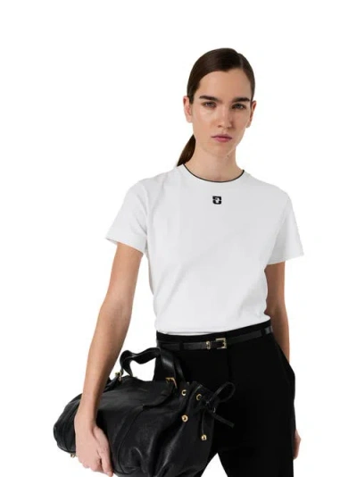 Gerard Darel Maiane Monogram Logo T-shirt In Multi