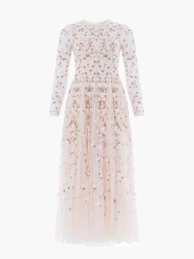 Needle & Thread Camellia Ditsy Ankle Gown In Multi