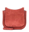 THE ROW HUNTING 7 SUEDE SHOULDER BAG,P00243179-1