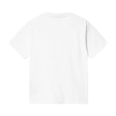 Carhartt Ss Link Scrip T-shirt In White