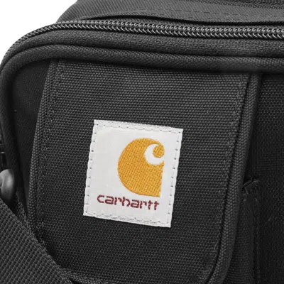 Carhartt Essentials Shoulder Bag Polyester Logo Strap In Brown