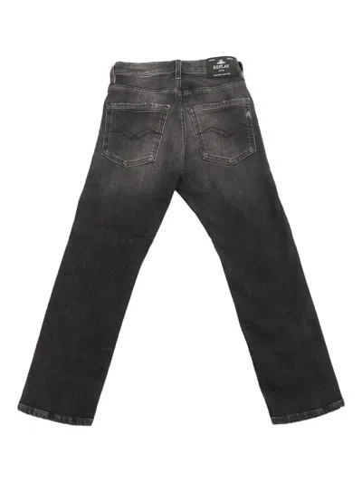 Replay Distressed-detail Jeans In Black