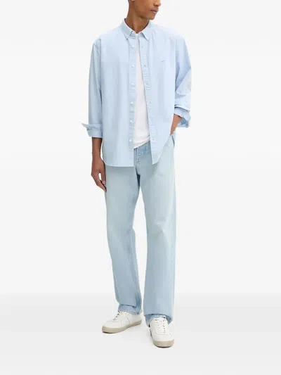 Levi's Buttoned Shirt In Blue