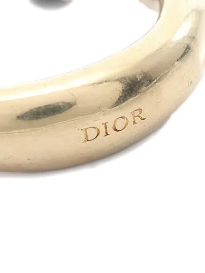 Pre-owned Dior 2010s Open Ring In Gold