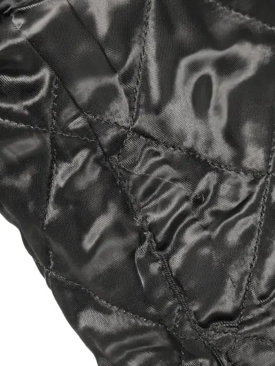 Pre-owned Alexander Mcqueen 2000s Cotton Bomber Jacket In Black