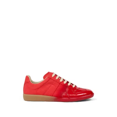 Maison Margiela Red Replica Sneakers In Multi