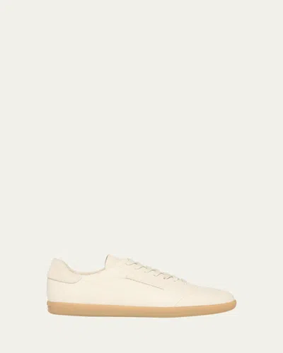 Zegna 232 Low Top Suede Sneakers Rubber Sole In Neutral