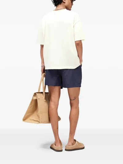 Represent Graphic-print Raw-cut T-shirt In White
