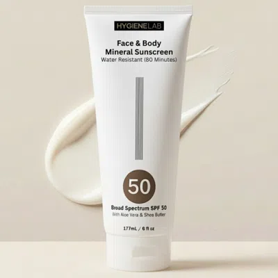 Hygienelab Face And Body Mineral Sunscreen In White