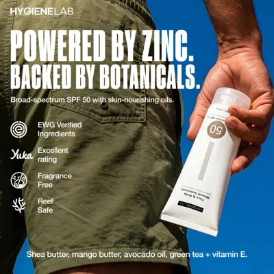 Hygienelab Face And Body Mineral Sunscreen In White