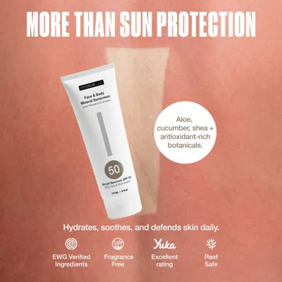 Hygienelab Face And Body Mineral Sunscreen In White