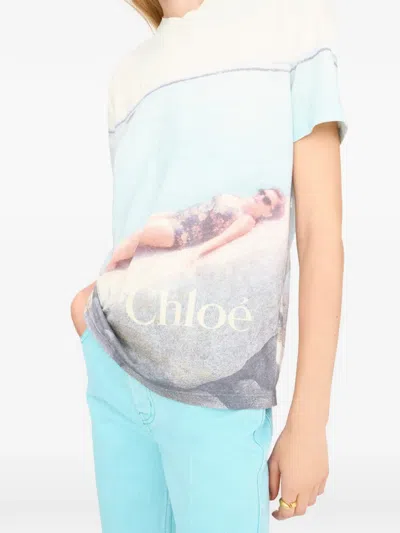 Chloé Graphic-print T-shirt In Multi