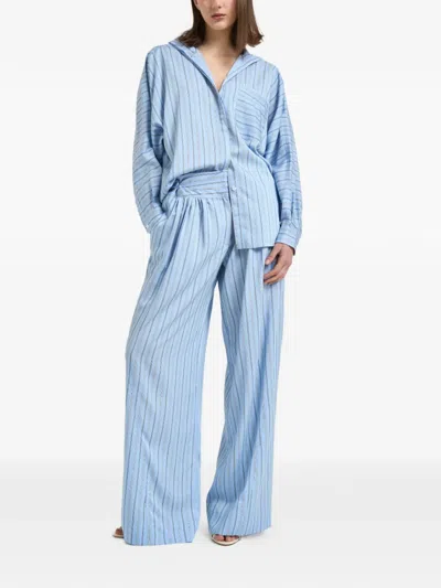 Iro Striped-pattern Shirt In Blue