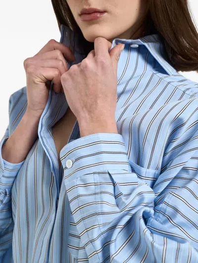 Iro Striped-pattern Shirt In Blue