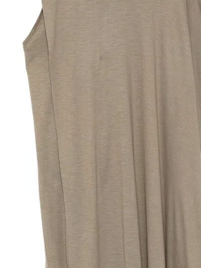 Julius Asymmetric Draped T-shirt In Brown