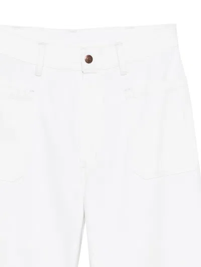 Denimist Deck Patch-pocket Jeans In White