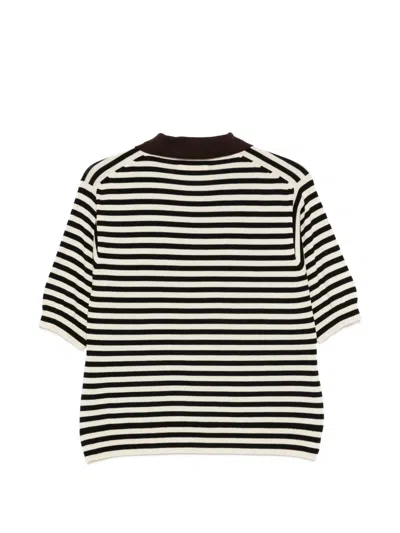 Cordera Stripe-pattern Knitted T-shirt In Multi