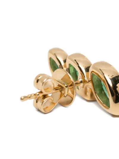 Shay Emerald Earrings In Pattern