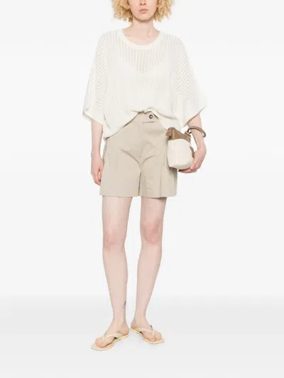 Fedeli Ribbed T-shirt In White