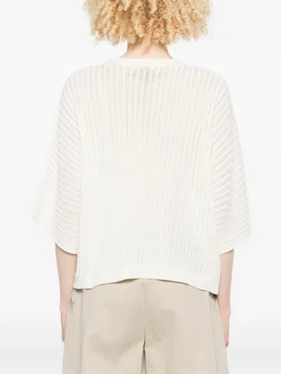 Fedeli Ribbed T-shirt In White