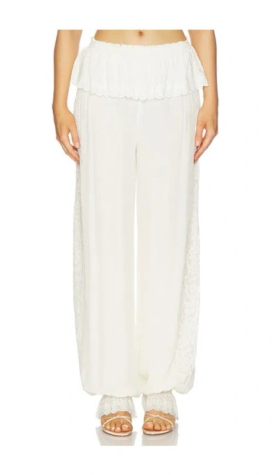 Loveshackfancy Clyra Pants In Neutral