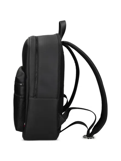 Tommy Hilfiger Zip-pocket Backpack In Black