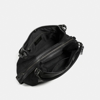 Shop Coach Edie Shoulder Bag 42 - Women's In Black/dark Gunmetal