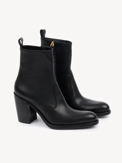 Chloé Phoenix Ankle Boots In Black