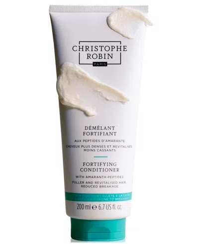 Christophe Robin Fortifying Conditioner With Amaranth Peptides In Transparent