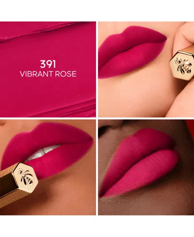 Guerlain 391 Vibrant Rose Kisskiss Honey-infused Intense Lipstick 1.85g In Pink