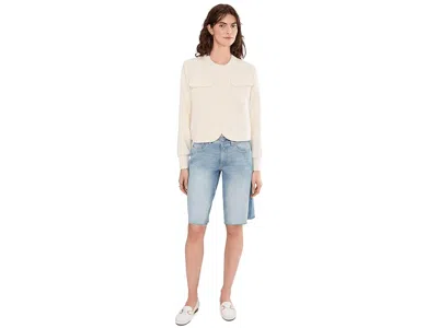 Varley Hartwell Button Through Sweat In Neutral