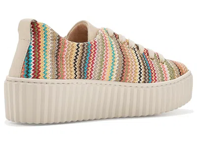 Gabor Woven Platform Sneaker In Multi