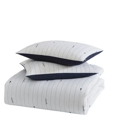 Lacoste Home Logo Stripe 3-pc. Comforter Sets, King In Multi