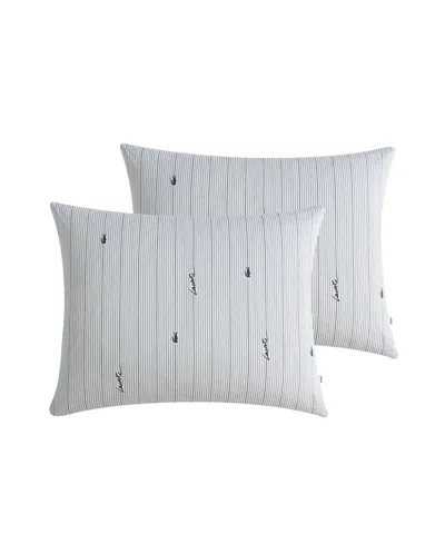 Lacoste Home Logo Stripe 3-pc. Comforter Sets, King In Multi