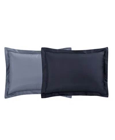 Macy's Drew Reversible 8-pc. Comforter Sets In Blue