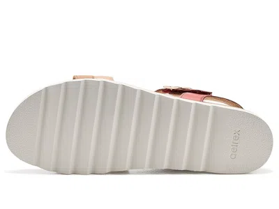 Aetrex Cass Platform Sandals In Brown