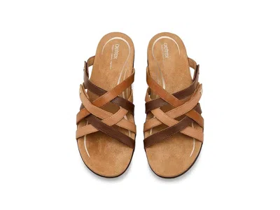 Aetrex Kasey Adjustable Slide Sandals In Multi