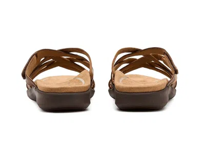 Aetrex Kasey Adjustable Slide Sandals In Multi